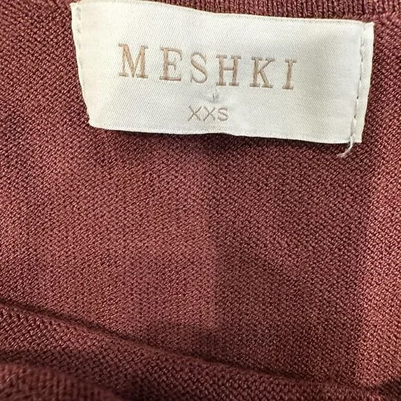 Meshki knit midi tank dress brown - Picture 3 of 4